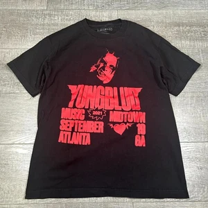 Yungblud Band T-Shirt Men's L Black 2021 Atlanta Tour Concert Music Rock Tee - Picture 1 of 6