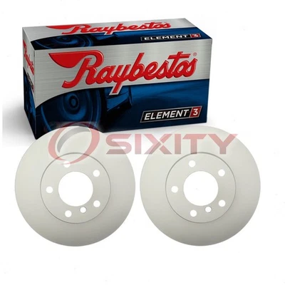 2 pc Raybestos Element3 Front Disc Brake Rotors for 2017-2020 BMW 430i ra - Image 1 of 4