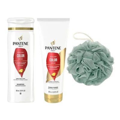 Pantene Pro-V Radiant Color Shine, champú 12 oz y acondicionador 10,4 oz Foto 1 de 3