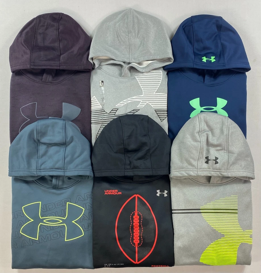 NEW Boy's Youth Under Armour Polyester Loose Fit Hoodie - Image 1 of 1