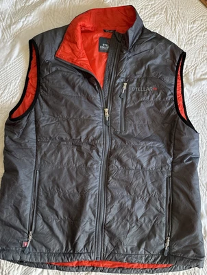 Stellar Equipment Men’s XL Gray Puffer Vest - Image 1 of 4