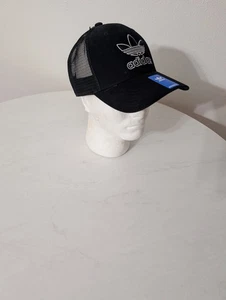 Adidas OG Struct Trucker Black/Black/White OSFM - Picture 1 of 12