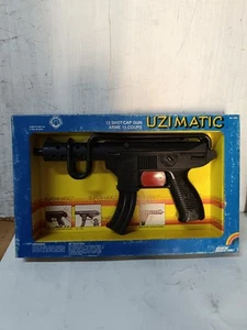 Vintage Edison Giocattoli 1978 Uzi gun Uzimatic made in Italy ultra rare Moc - Foto 1 di 2
