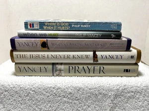 5 PHILIP Yancey BOOKS Inspirational God Jesus Bible Study Christianity LOT - Picture 1 of 2