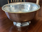Webster~Wilcox Intl. Silver Co. Silver Plated Sm. Punch Bowl w/liner 9?