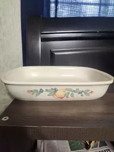 Corelle Coordinates Stoneware 9x13 Open Roaster Abundance Casserole Retired ๐ฒ - Picture 1 of 4