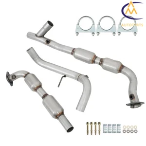 For 1998-2000 Ford F-150 5.4L 4WD Driver+Passenger Side Catalytic Converter Set - Picture 1 of 12