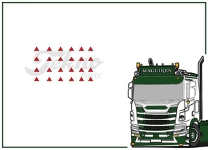 Tekno | 88552 Red Reflector 'WaterDecal' Set Maßstab 1:50 - Bild 1 von 2