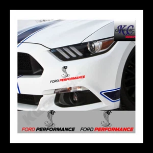 Ford Performance Decal Vinyl Mustang GT Shelby Cobra Windshield Doors Bumper - Bild 1 von 1