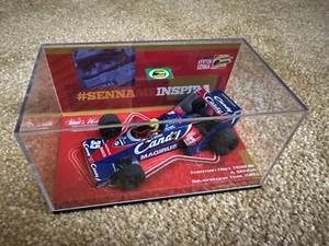 Ltd 1/43 54P834335 Minichamps Toleman Hart Ayrton Senna 1983 #SennaMeInspira - Picture 1 of 3