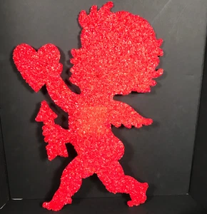 plastic popcorn Cupid Vintage Valentines Day decoration - Picture 1 of 7