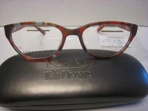 Demo  London Fog  SABRINA in RED 51- 16-135 mm  Eyeglass Frame & Generic Case - Picture 1 of 4