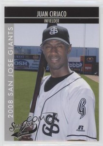 2008 Grandstand San Jose Giants Juan Ciriaco #5