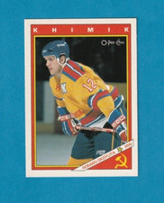 1991-92 O-Pee-Chee RUSSIAN insert # 57R Roman Oksyuta KHIMIK