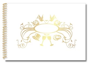 Phatstak A3 for scrapbook (Personalised*) Wedding Gold or Silver - Picture 1 of 2