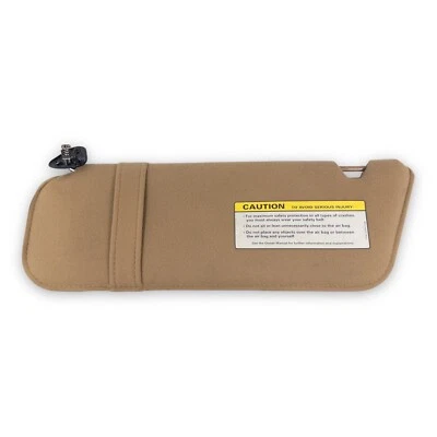 1989-2006 Ford Ranger Mazda B Series Driver Left Side Sun Visor Brown Tan Cloth - Image 1 of 4