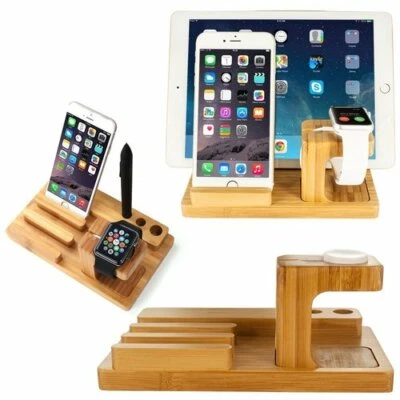 Charging Dock Stand Station Holder for Apple Watch iWatch iPad iPhone X XS 8 Tab - Image 1 of 4