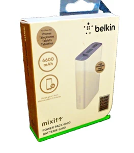 Belkin MixIt 6600mAh Rechargeable Battery Pack with Cable - Silver - F8M989btSLV - Picture 1 of 3