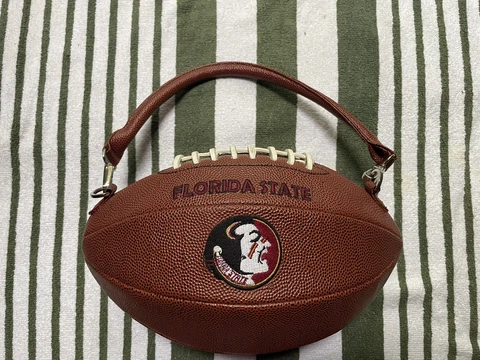 Florida State University NCAA Yima Football Purse Handbag 11"X6" Used Excellent Cover