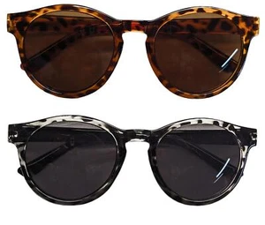 High Protection UV 400 Tortoiseshell Leopard Print Retro Vintage Sunglasses - Picture 1 of 20