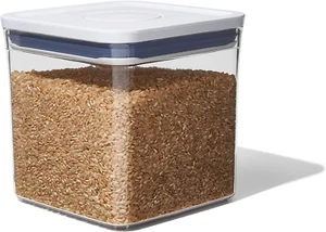 OXO Good Grips POP Container - Big Square Short 2.6 Litre, White - Picture 1 of 12