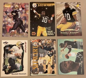 Kordell Stewart 1995 Rookie Cards 🏈 (6) Pittsburgh Steelers Card Lot 🏈 F397 - Picture 1 of 15