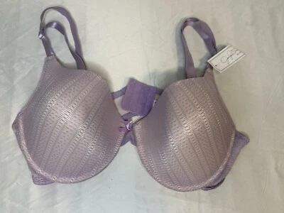 Sujetador Jaclyn Smith 38D con aros lavanda púrpura nuevo con etiquetas Kmart Foto 1 de 4
