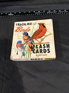 Vintage Teach Me About Birds Flash-Karten volle Farbe 47 Karten insgesamt A135 - Bild 1 von 12