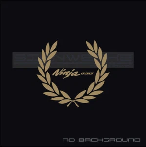 Ninja 650 Racing Wreath Decal Sticker logo Pair - Bild 1 von 9