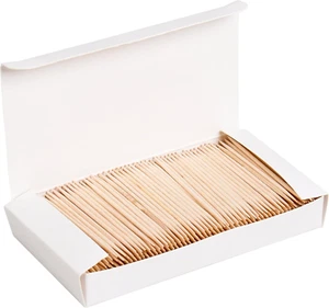 500 unidades de palillos de dientes - palillos de dientes de madera palillos de dientes premium para aperitivo, oliva - Imagen 1 de 8