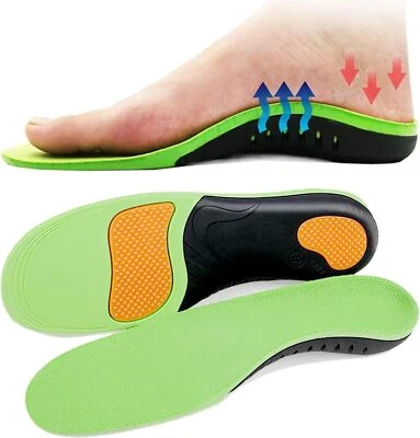 Plantillas Ortopedicas De Gel Para Fascite Plantar El Dolor Pie Mujer y Hombre - Imagem 1 de 4