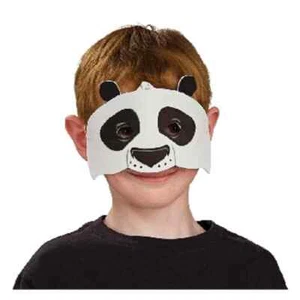 Kung Fu Panda Bear EVA Foam Mask Party Favor Halloween Child Costume Accessory - Picture 1 of 1