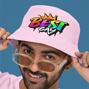 Gay Pride Festival LGBT Parade Accessory Party Costume Best Gay Bucket Hat - Picture 1 of 13