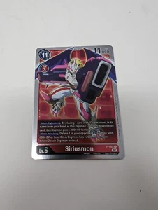 Siriusmon P-088 P Foil Digimon CCG | Resurgence Booster - Picture 1 of 2