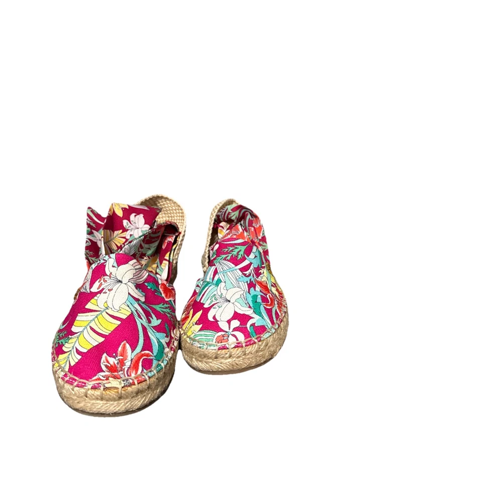 Tommy Hilfiger Kimey Corbata al Tobillo Rosa Floral Alpargatas Para Mujer Talla 6 Foto 1 de 4
