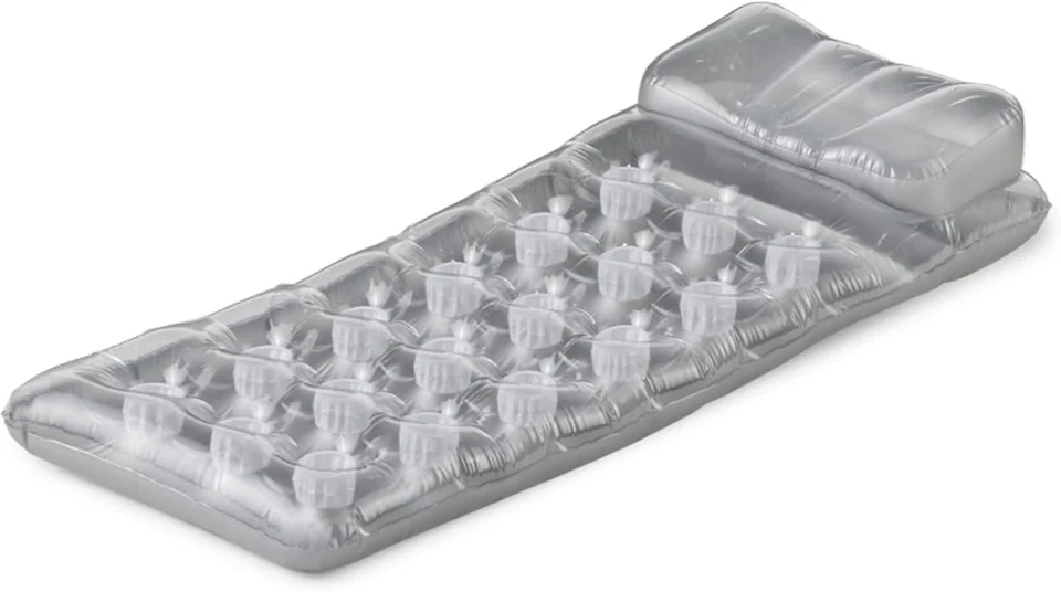 Intex 18 Pocket Sun Tanner Lounge 74 In. X 28 In. 11 Ga Vinyl, 12 Ga Vinyl