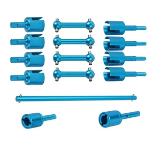 Set albero trasmissione albero motore in lega di alluminio per auto 1:10 TAMIYA TT01 RC - Foto 1 di 6