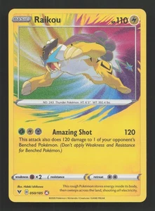 Pokémon TCG Raikou Vivid Voltage 050/185 Holo Amazing Rare - Bild 1 von 2