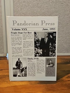 High School Yearbook 1993 MRHS Pandorian Press Volume XXX Monadnock NH - Picture 1 of 2