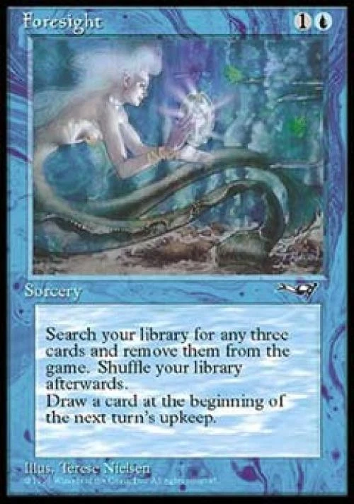 Foresight (2) - Light Play MTG Alliances - Image 1 of 1