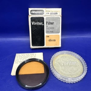 NOS Vtg Vivitar Orange (85A) 46mm Lens Filter, Made in Japan, Orange Filter - Picture 1 of 8