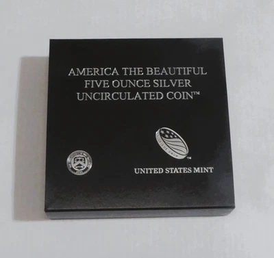 2020-P ATB 5 Ounce Silver Uncirculated Coin, Tall Grass Prairie, 20AN, Box, COA - Image 1 of 4