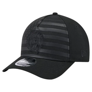 Gorra ajustable New Era negra del día del juego de los Boston Celtics marco en A 9FORTY para hombre - Imagen 1 de 6
