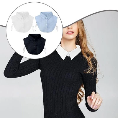 3x Colletto finto per abiti decorativi unisex professionale abito finto - Immagine 1 di 4