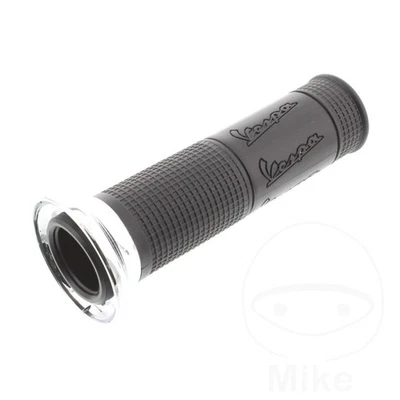 Genuine OEM Grips Black Chrome Right L :127 mm D :2 For Vespa P 200 E 1977-1982 - Imagem 1 de 4