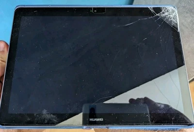 Huawei MediaPad T3 10" 32GB Wi-Fi Tablet - Space Grey, Funzionante,Con Custodia! - Immagine 1 di 4