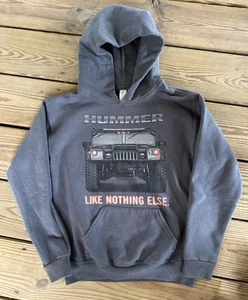 HUMMER LIKE NOTHING ELSE grau Kleinkind Kind Pullover Kapuzenpullover Hoodie M - Bild 1 von 10