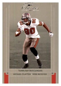 Tarjeta base 2005 Clásicos Michael Clayton NFL Juego PWE Break Buccaneers #93 - Imagen 1 de 2