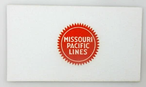 Missouri Pacific Lines Railway INK BLOTTER ~ Railroad b - Picture 1 of 2