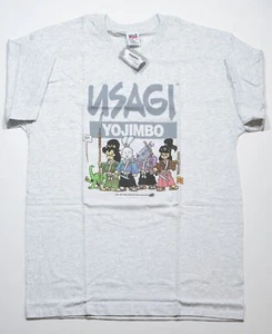 T-shirt vintage Usagi Yojimbo manga anime taglia XL fumetto immagini maglietta promo 1999 nuova con etichette - Foto 1 di 16